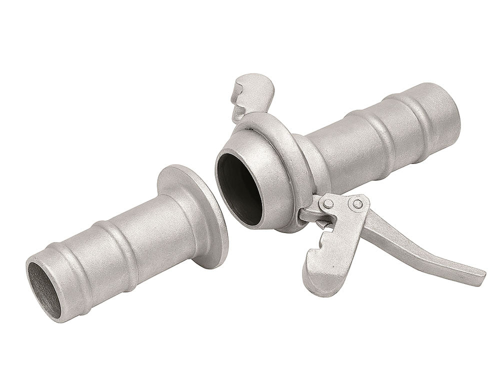 Bauer Galvanised Coupling (Hosetail Type) - Male & Female