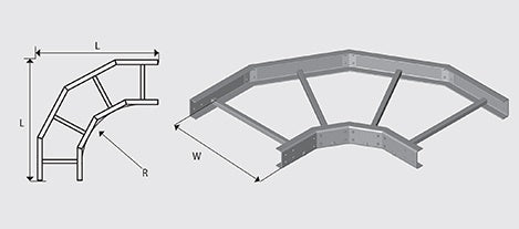 FRP Cable Ladder Bend Section