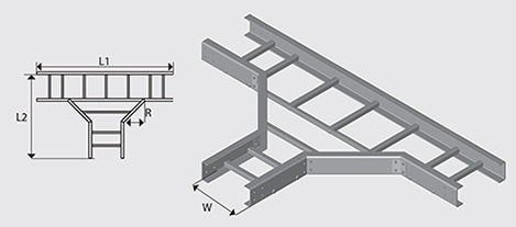 FRP Cable Ladder Tee Section