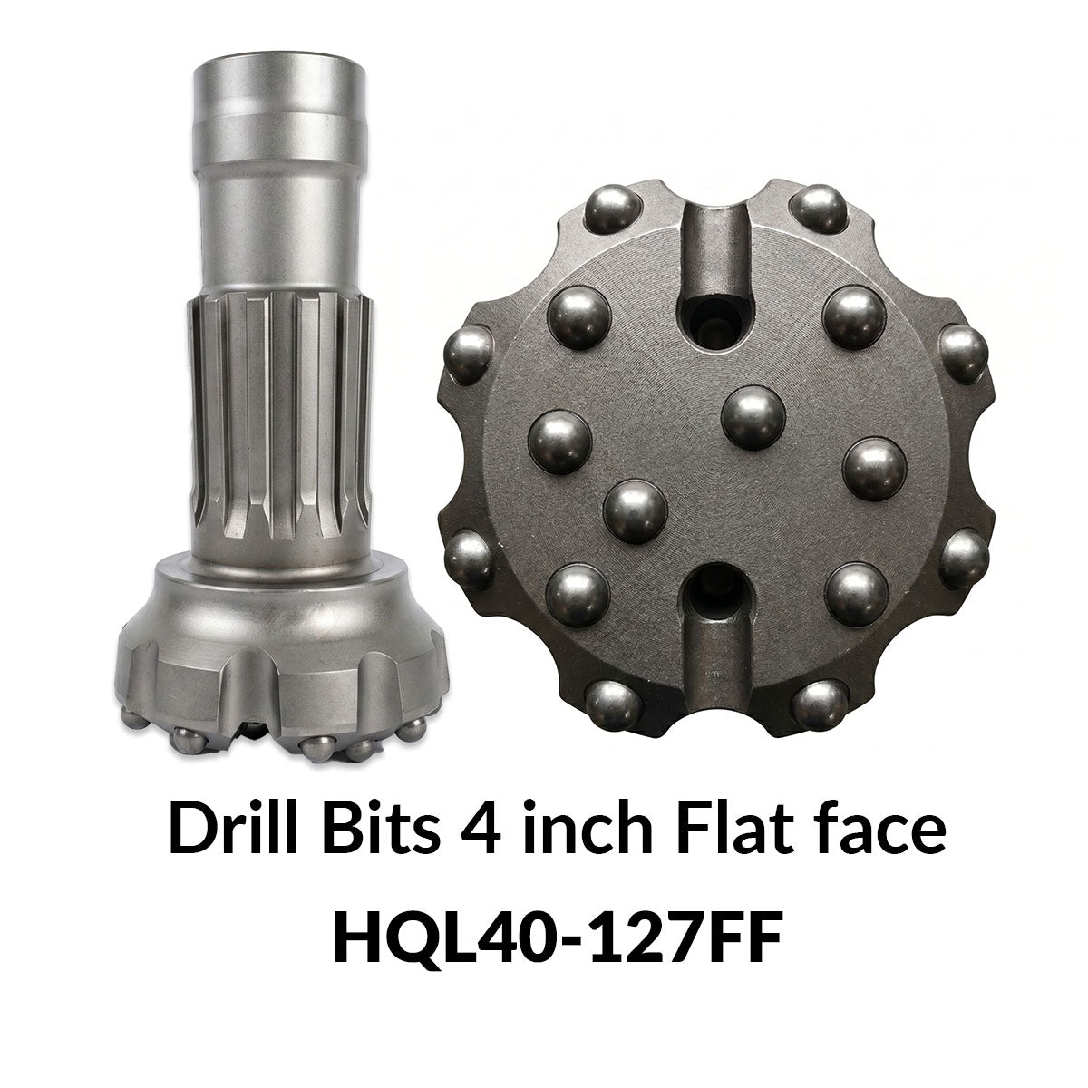 Drill Bits QL40A 4 inch - FLAT FACE: HQL40-127FF