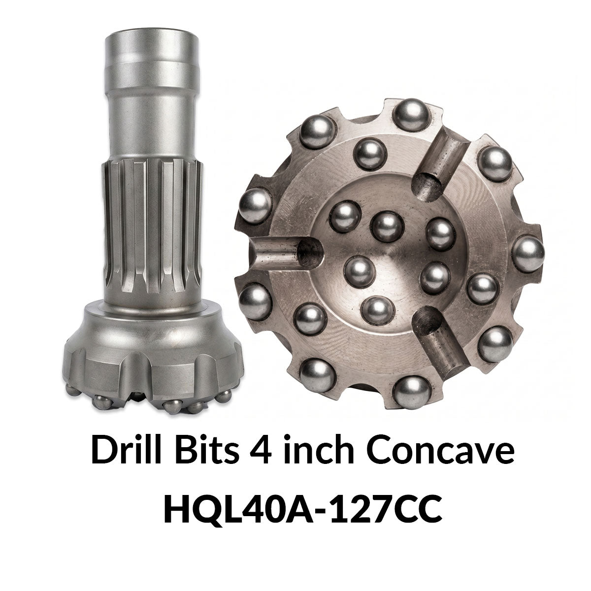 Drill Bits QL40A 4 inch - CONCAVE FACE: HQL40A-127CC