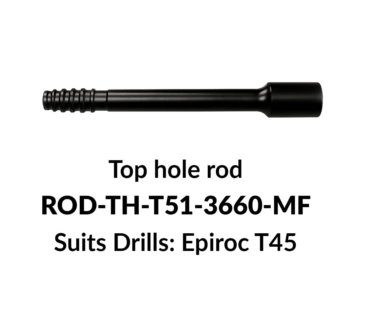 Top Hole Rod: ROD-TH-T51-3660-MF