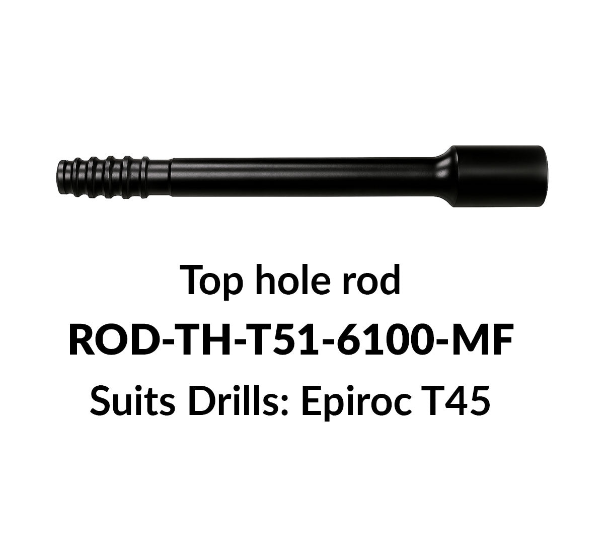 Top Hole Rod: ROD-TH-T51-6100-MF