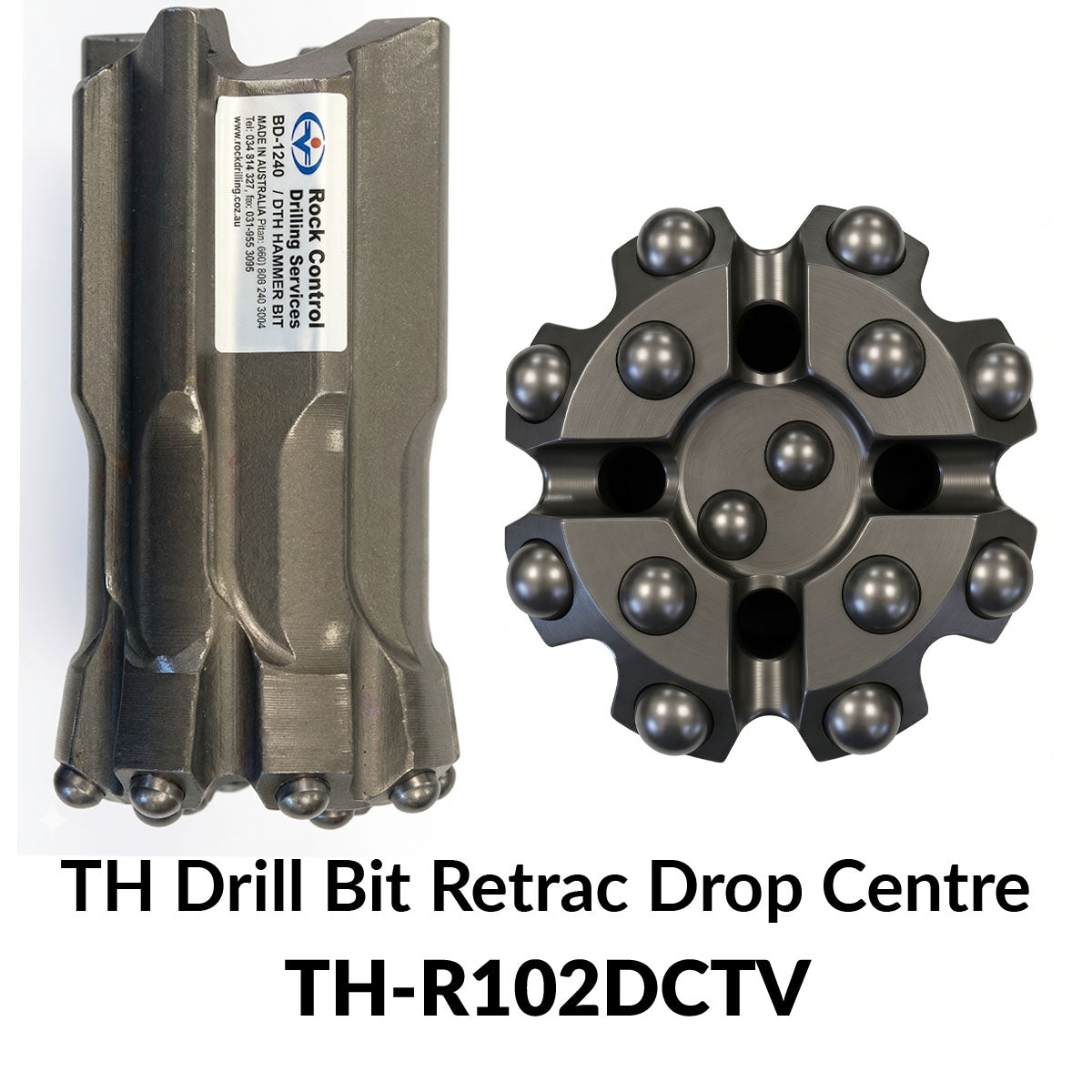 TH Drill Bit Retrac: DROP CENTRE - TH-R102DCTV