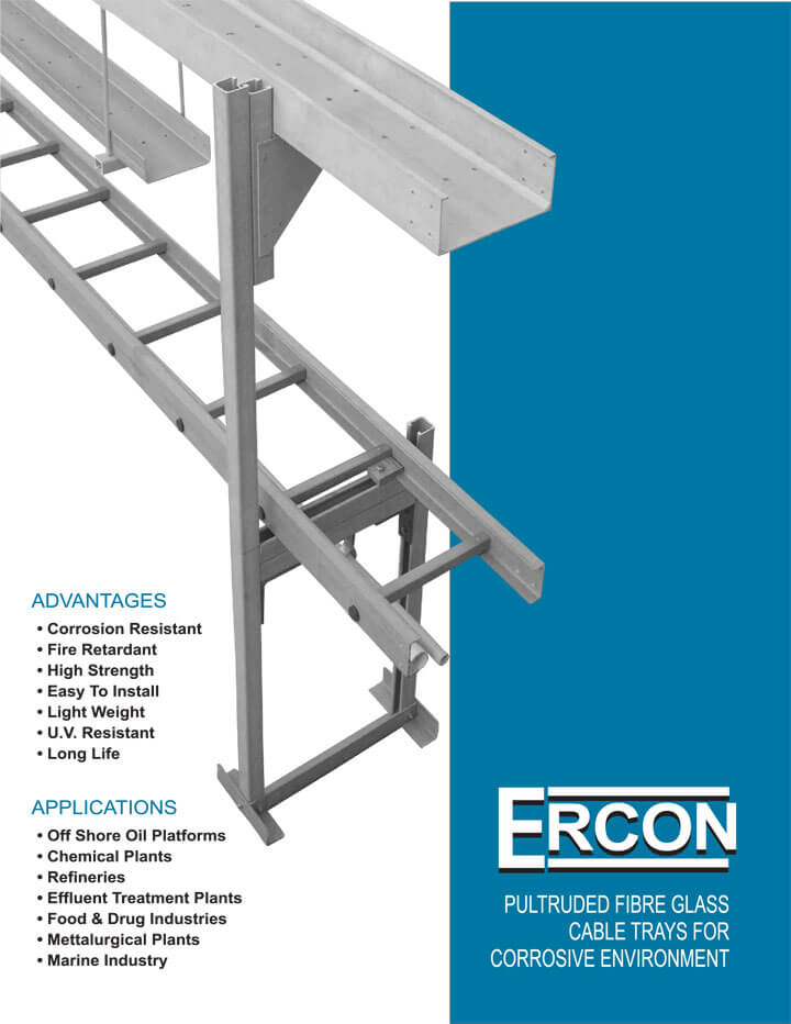 FRP Cable Ladder Straight Section