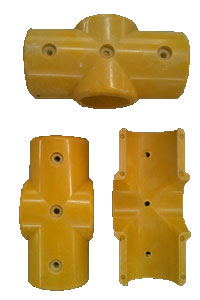 FRP Round Tube Cross Connector